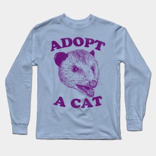 Adopt A Cat Long Sleeve T-Shirt
